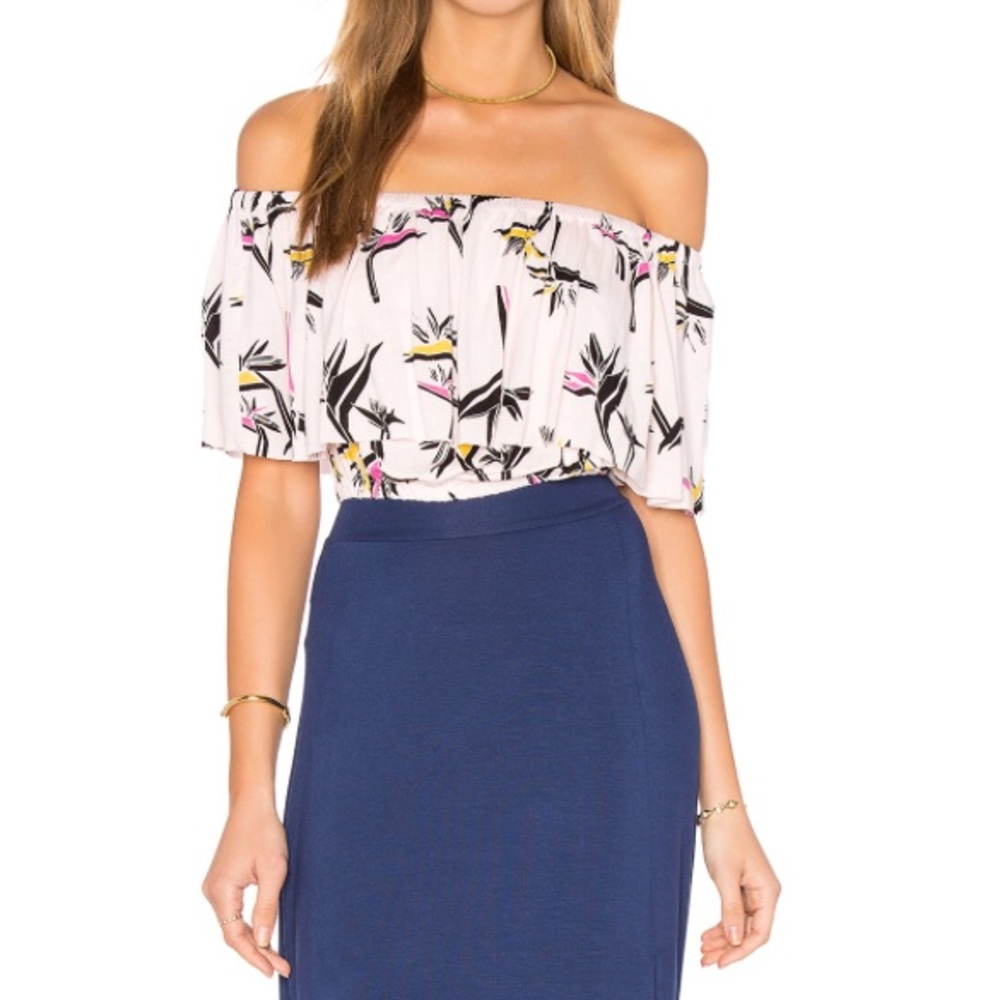 Clayton - Molly off the shoulder Top in Paradise